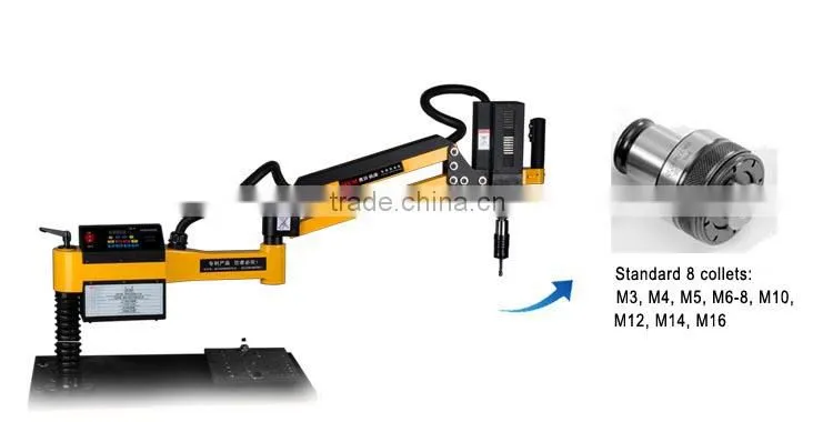 Electric nut threading machine MR-16