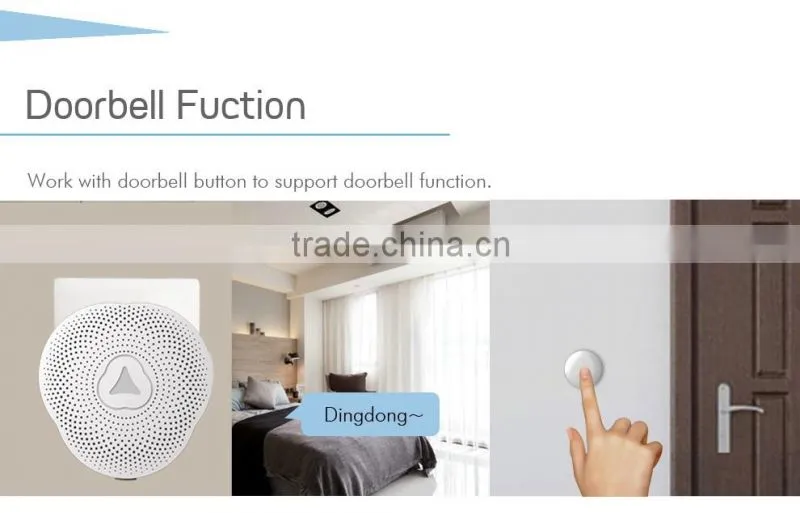Villa/office install wireless Bluetooth doorbell with friendly app operate,simple and easy control