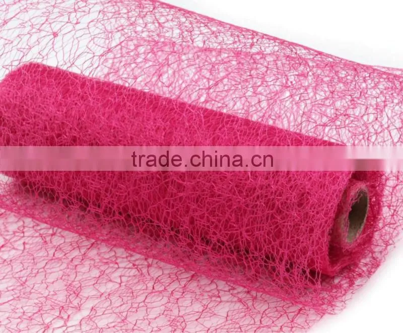 Decorative Fibre Net Roll for wrapping flowers and decorations