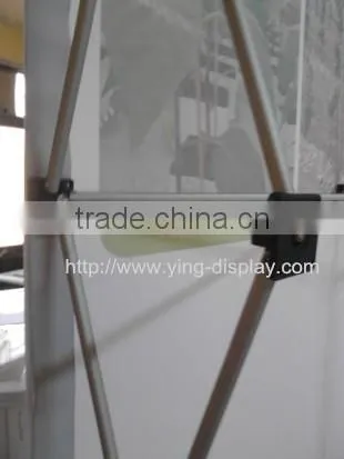 Premium aluminum tube wtih tension system for cosmetic product exhibition