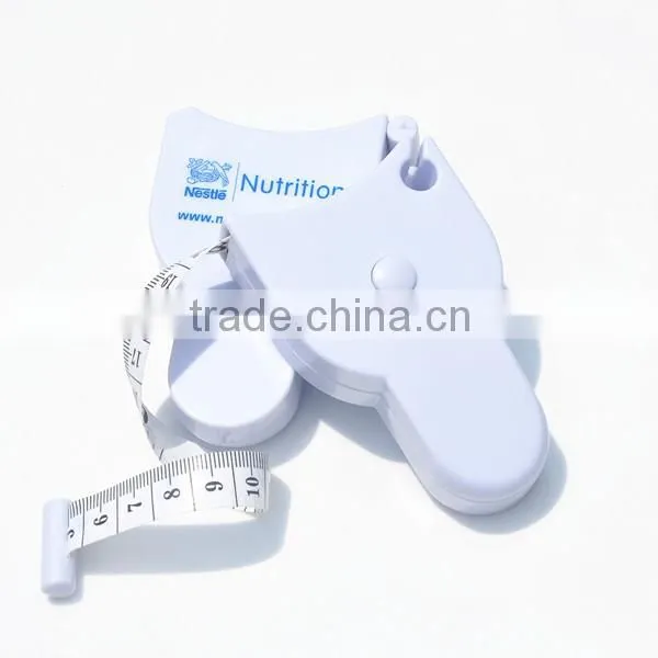 60inch white waist pvc measure tape promotional tape measure for children Australia style with Company Logo or Name