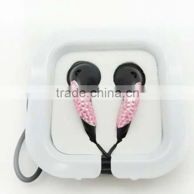 hot sale bling diamond earphone&headphone