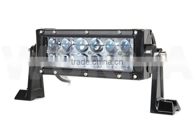 New led light bar 4D Lens 12v 24v 7.5inch 36w 4x4 led light bar for cars