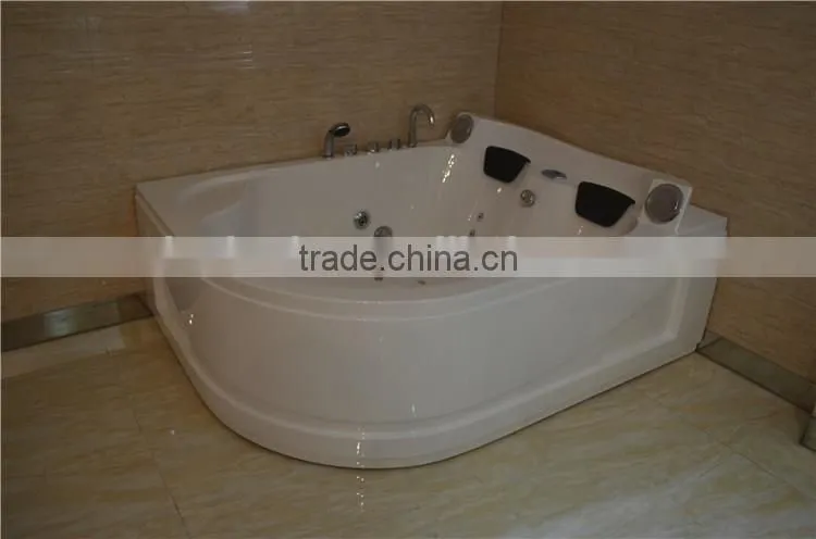 China supplier corner jetted tub,2 person whirlpool tubs,big bathtubs