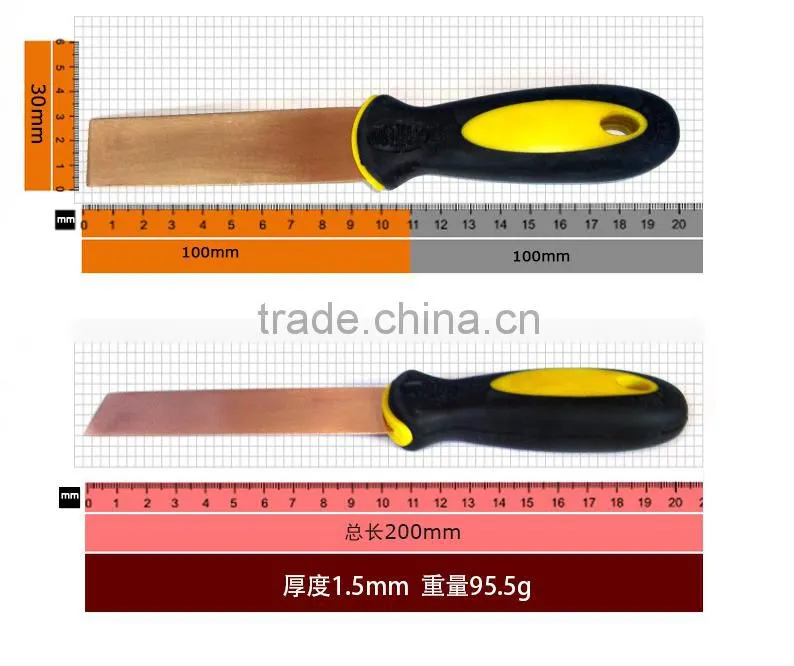 Copper knives explosion proof red copper knife
