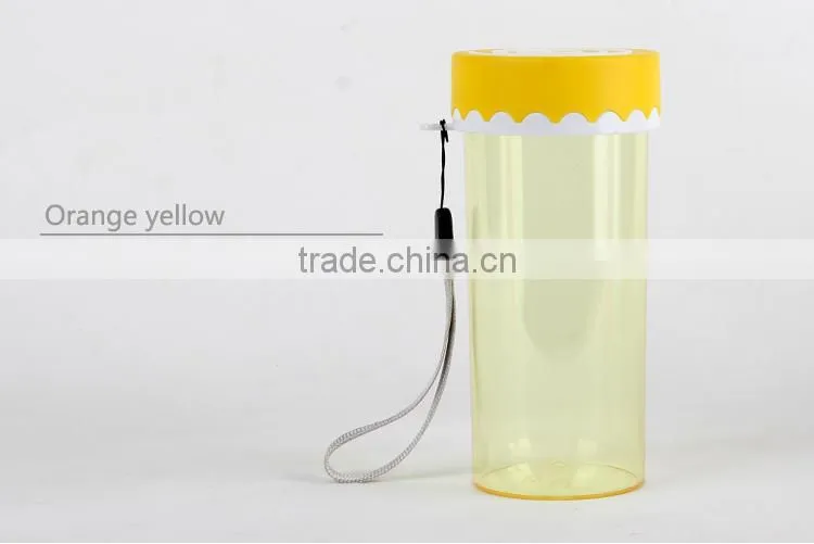 High quality clear plastic water bottles lollipop cup