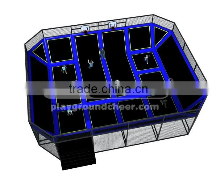 Cheer Amusement CH-ST150009 Playground Equipment Big Trampoline Park