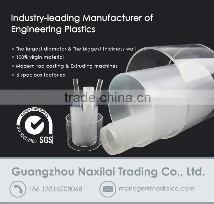 hollow threaded tube plastic tube pipe cutting