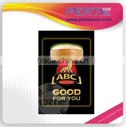 illuminated advertising optic panels advertising player advertising display stand -pop standee or billboard