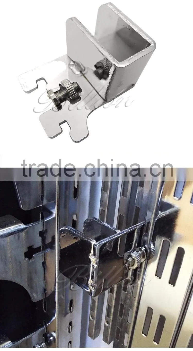 Thick steel square Oval pipe bracket pipe connectors tube fitting