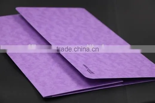 a4 size colorful paper wallet and pocket envelopes /file folder/paper file