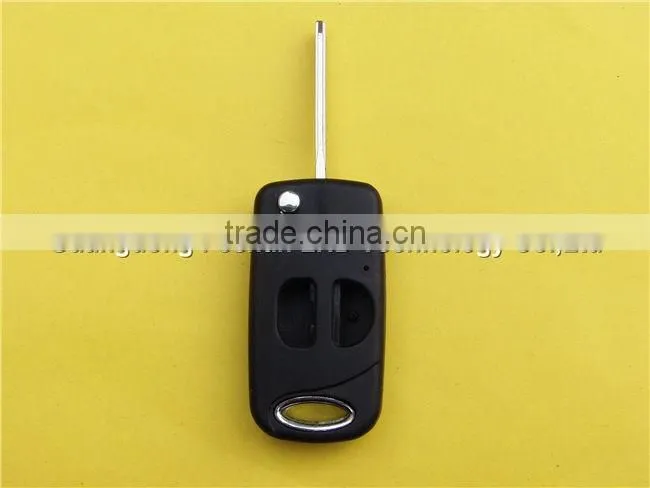 Modified folding 2 buttons remote key cover Toyota Carola Toy43 blade