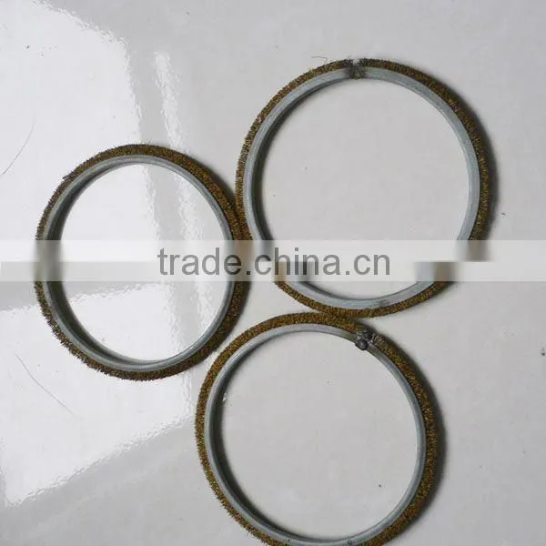 Brass outside disk brush