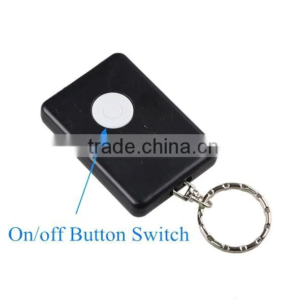 Solar Power Personalized LED Keychain Flashlight for Promotion