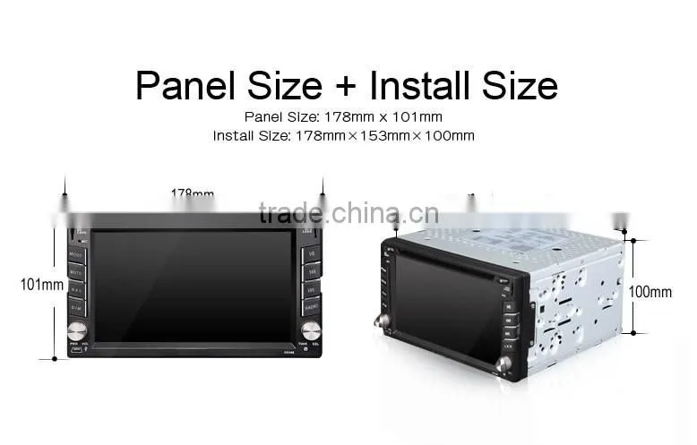 2din 6.2inch capacitive touch screen dvd player for car android with WIFI 3G DVD GPS BT