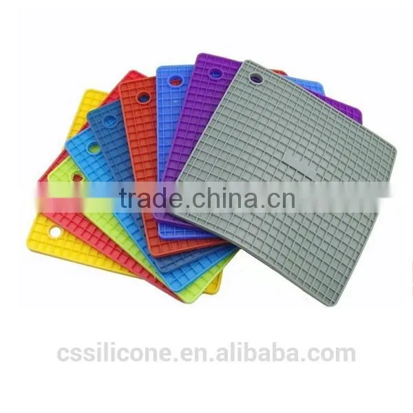 tableware heatproof nonslip silicone cup mat in high quality
