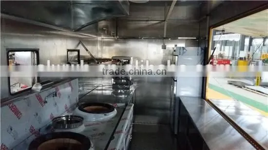 Fast food selling truck, mobile food truck