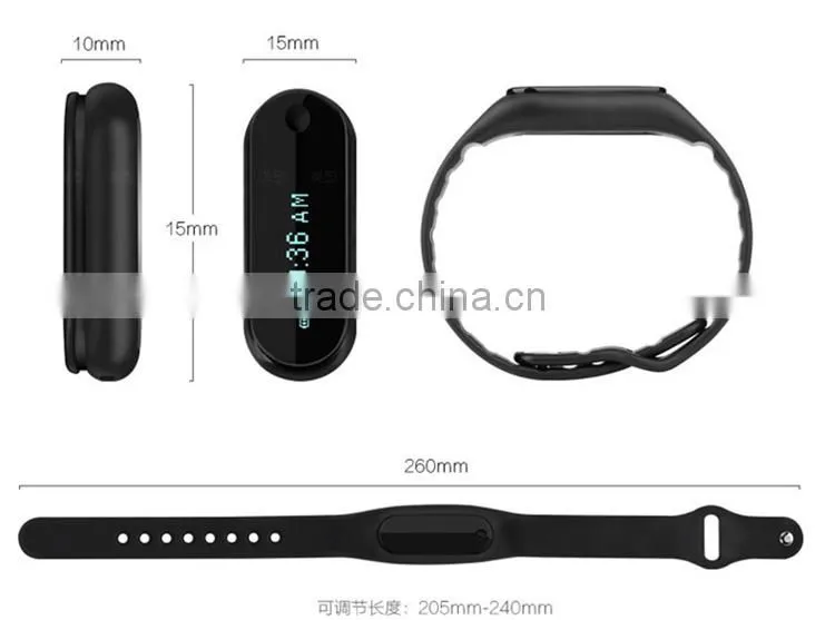 low price smart bracelet e06 step counts