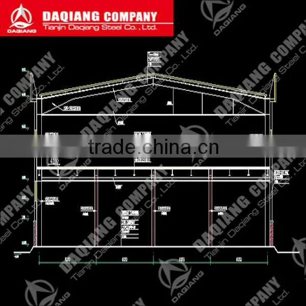 Portal frame of prefabricated light steel structure