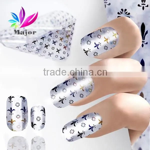 Fashion Nail Art Transfer Stickers 3D Design nail foil
