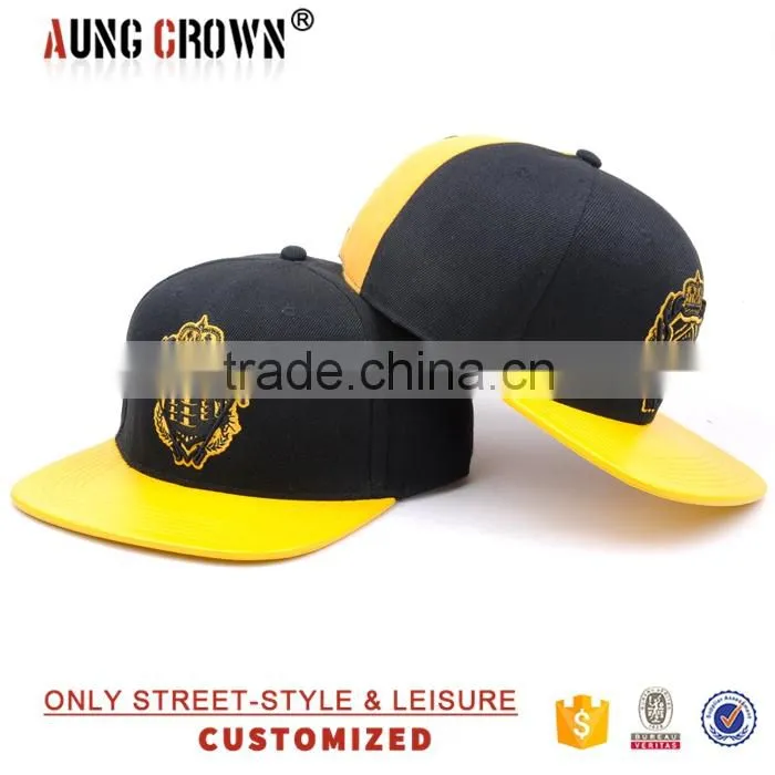 New Made 6 Panel Snpaback 100% Acrylic Snapback Hats