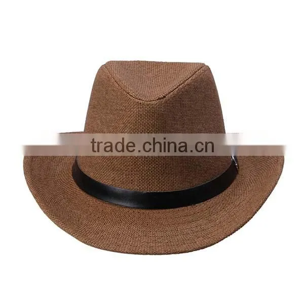 Plain Wholesale Cowboy Straw Hat