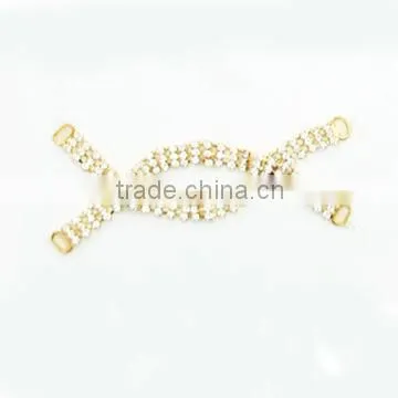 Colorful Buckle Flowery Shinning lady shoe accessories