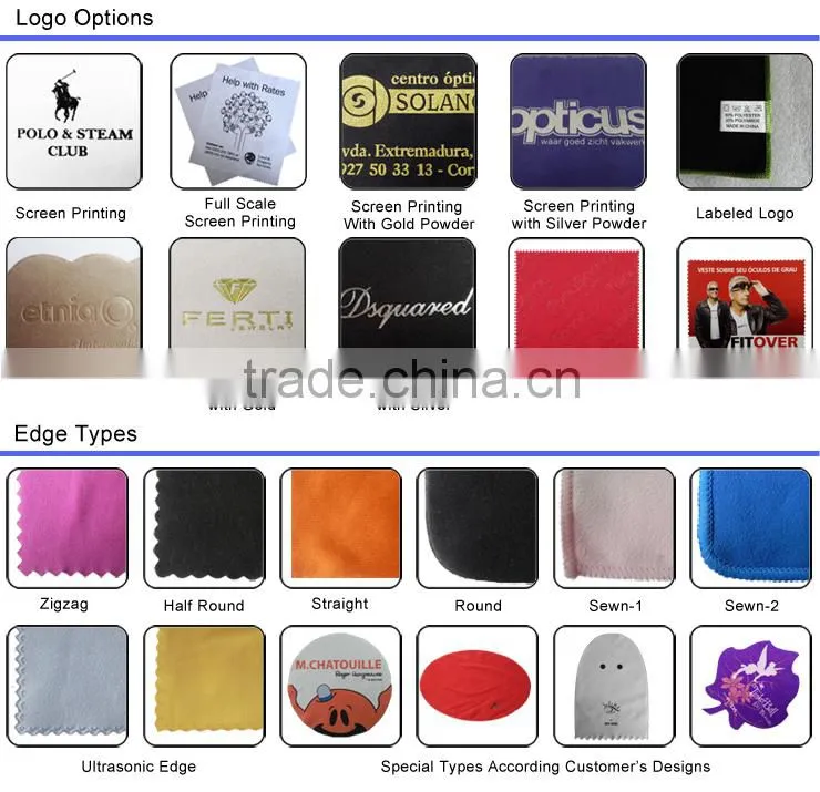 Cutomized Microfiber Embossed Cleaning Cloth