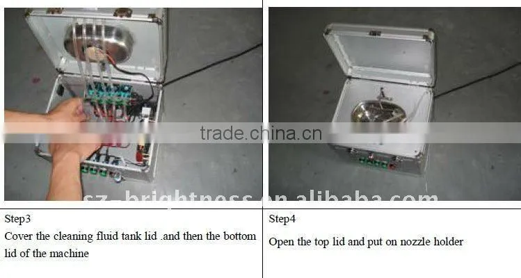Konica 512 / 42pl printhead cleaning machine