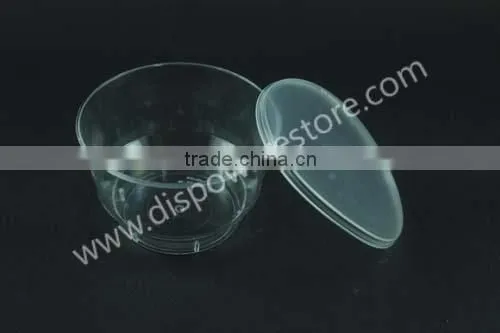 Plastic cup with lid