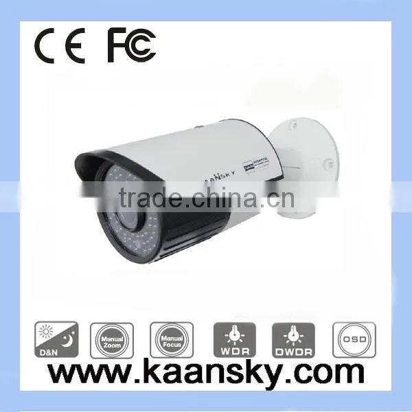 2.8-12mm Varifocal High Resolution Infrared Security Bullet Camera Sony 700tvl Effio-V Dustproof WDR CCTV Camera with OSD