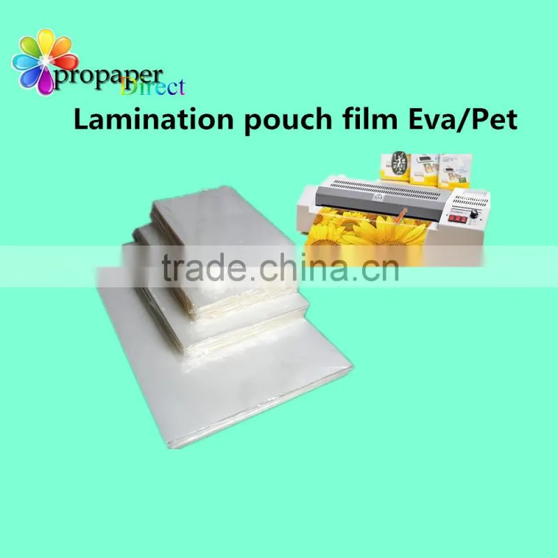 hot pet +eva Laminating pouch film