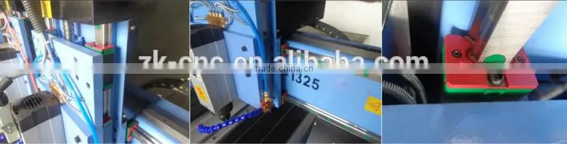 2 Heads 2 Rotary Axis Flat Cylinder Engraving Machine CNC Router DSP A18 4 Axis System ZK-1325