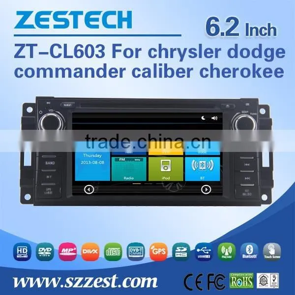 6 inch touch screen car stereo For JEEP chrysler dodge commander caliber cherokee