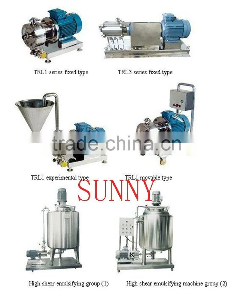 Cosmetic Emulsifier Sponge Cake Emulsifier Inline HighShear Mixer
