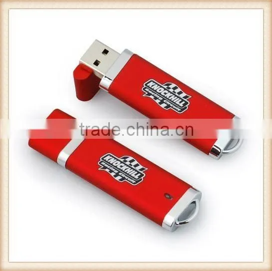Hot sale plastic lighter shape 2gb usb disk