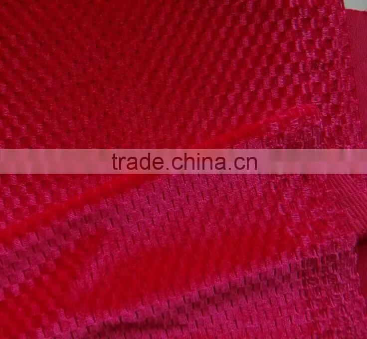 polyester plaid emboss solid color flocked velvet fabric