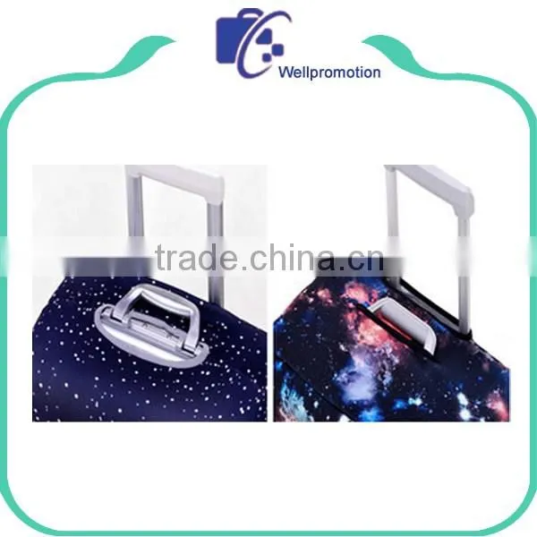 Custom elastic waterproof protective luggage cover spandex