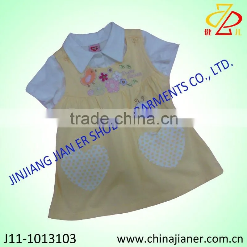 lovely and soft material baby cloths 3 pcs