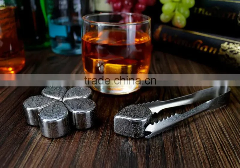 Raindrop Stainless Steel Whiskey stones, Ice Cubes,reusable Ice Cubes,Chilling Wine Ice Cubes