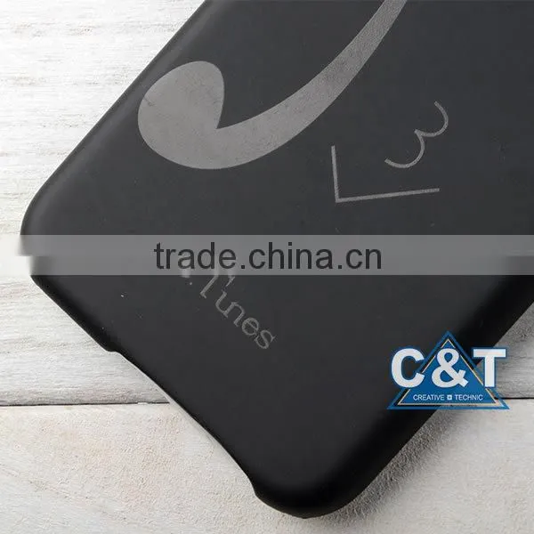 C&T Black hat music customized oem hard case for iphone 6 back cover