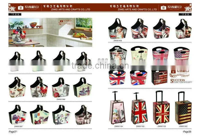 2014 new design MDF canvas box on stock catalog