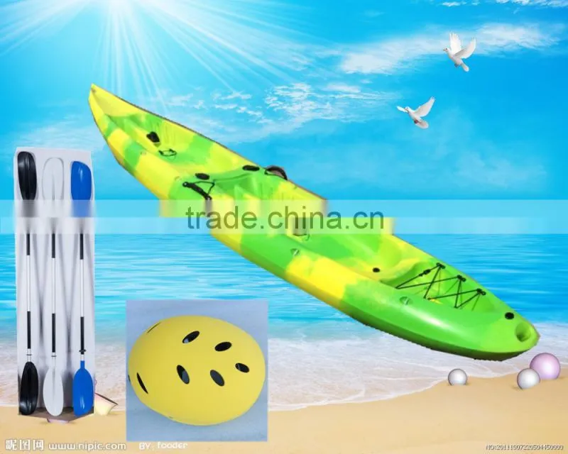new 2 person kayak with wheel,kayak paddle,sit on kayak ,