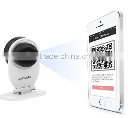 Zmodo 720P IR wifi video and audio wireless indoor mini IP Camera