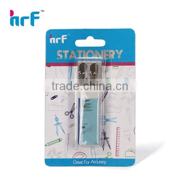 Cute Single Hole Aluminum Pencil Sharpener For School And Office