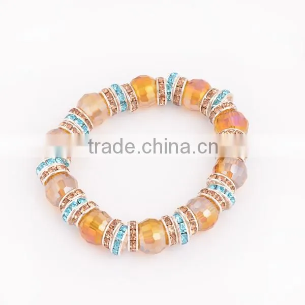 2015 Fashion Crystal Beaded Bracelet Jewelry