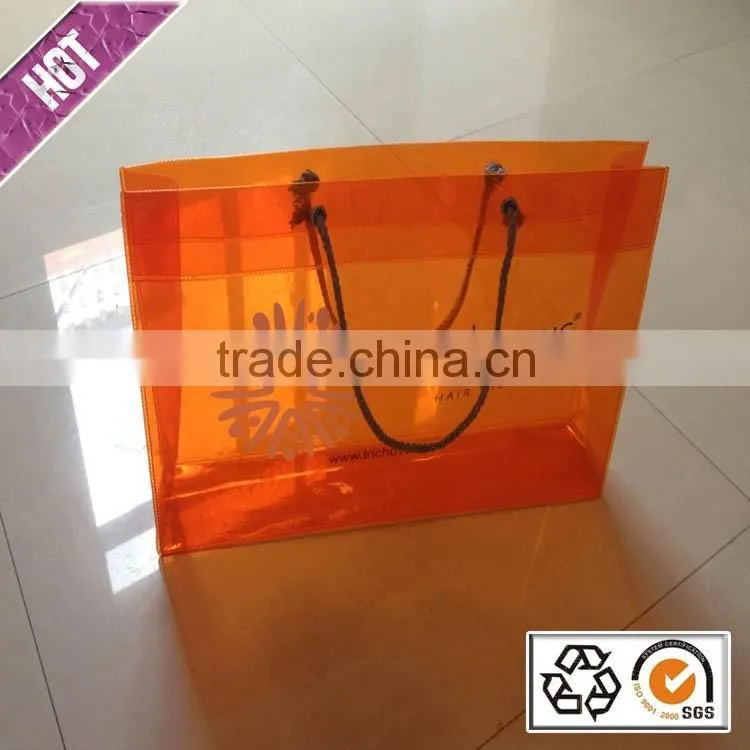 Customized Gift Bag PVC Waterproof Shopping Bag Plastic Custom Logo Camping