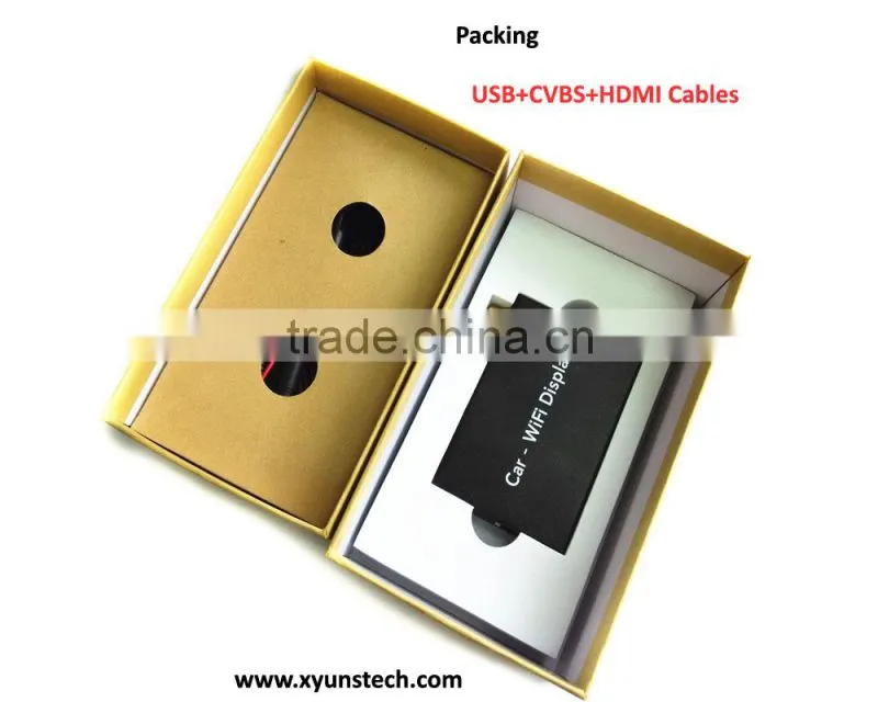 <Shenzhen X-YUNS>Module PTV-780 Support IOS/Android/Windows for car the wifi link miracast dongle