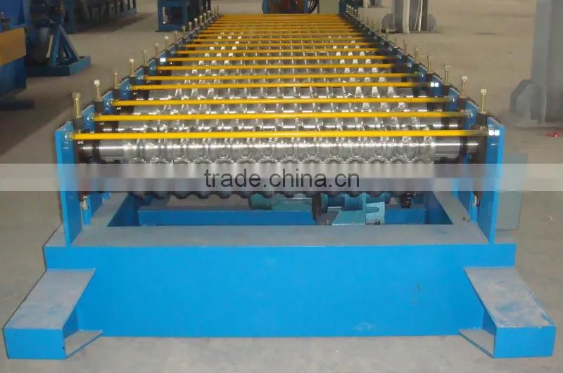 Color Steel Corrugated Roof Sheet Forming Making Machine, Sheet Metal Corruagted Rolling Mill Machine