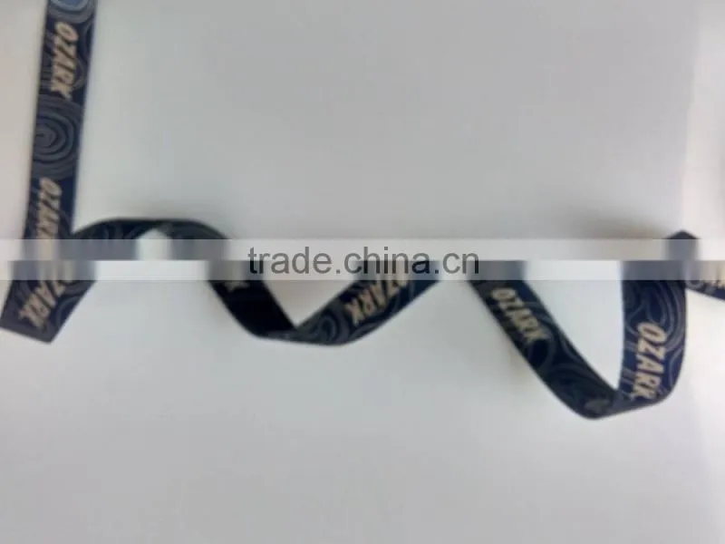 Wholesale custom printed logo polyester webbing strap